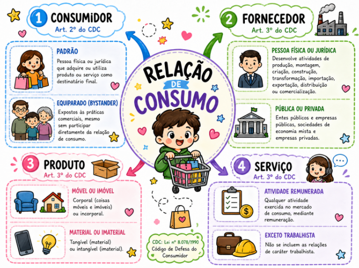 Mapa Mental Relação de Consumo