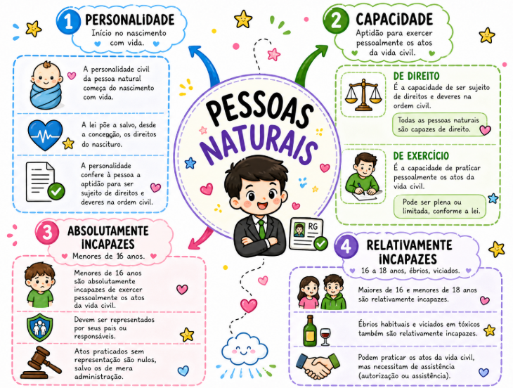 Mapa Mental Pessoas Naturais