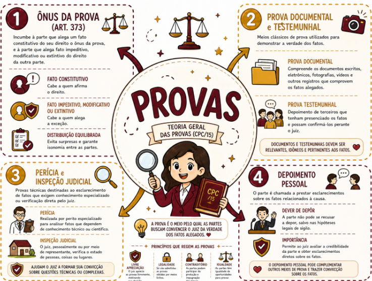 Mapa Mental Teoria Geral das Provas