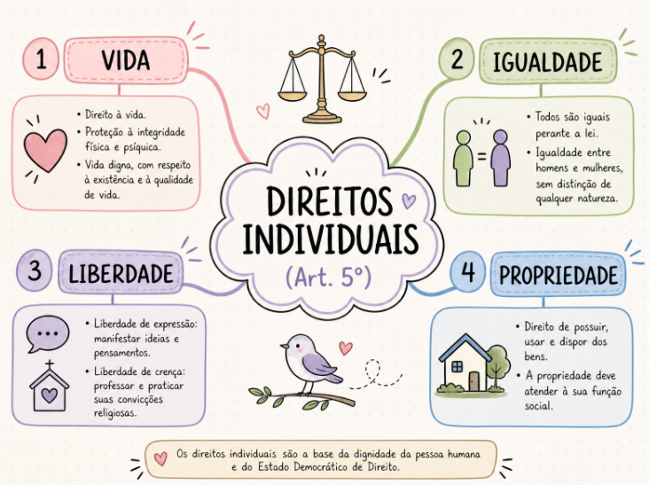 Mapa Mental Direitos Individuais Art 5