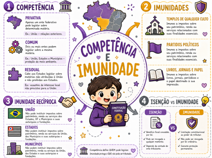 Mapa Mental Competência e Imunidade